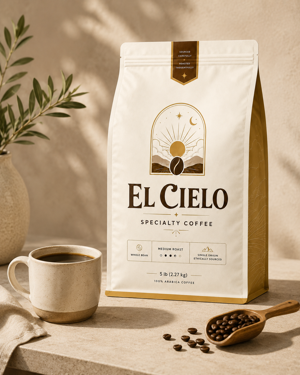 5 lb Premium Specialty Coffee – Whole Bean or Ground
