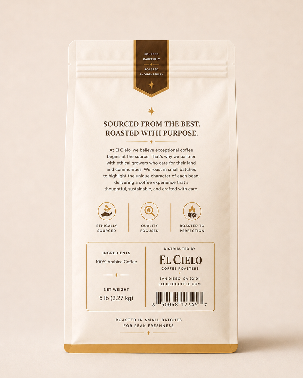 5 lb Premium Specialty Coffee – Whole Bean or Ground