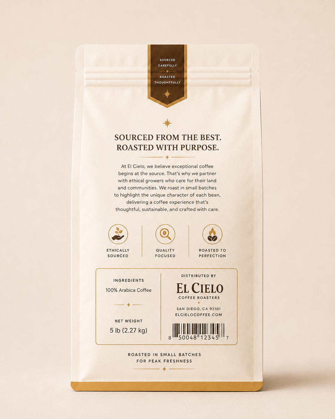 5 lb Premium Specialty Coffee – Whole Bean or Ground
